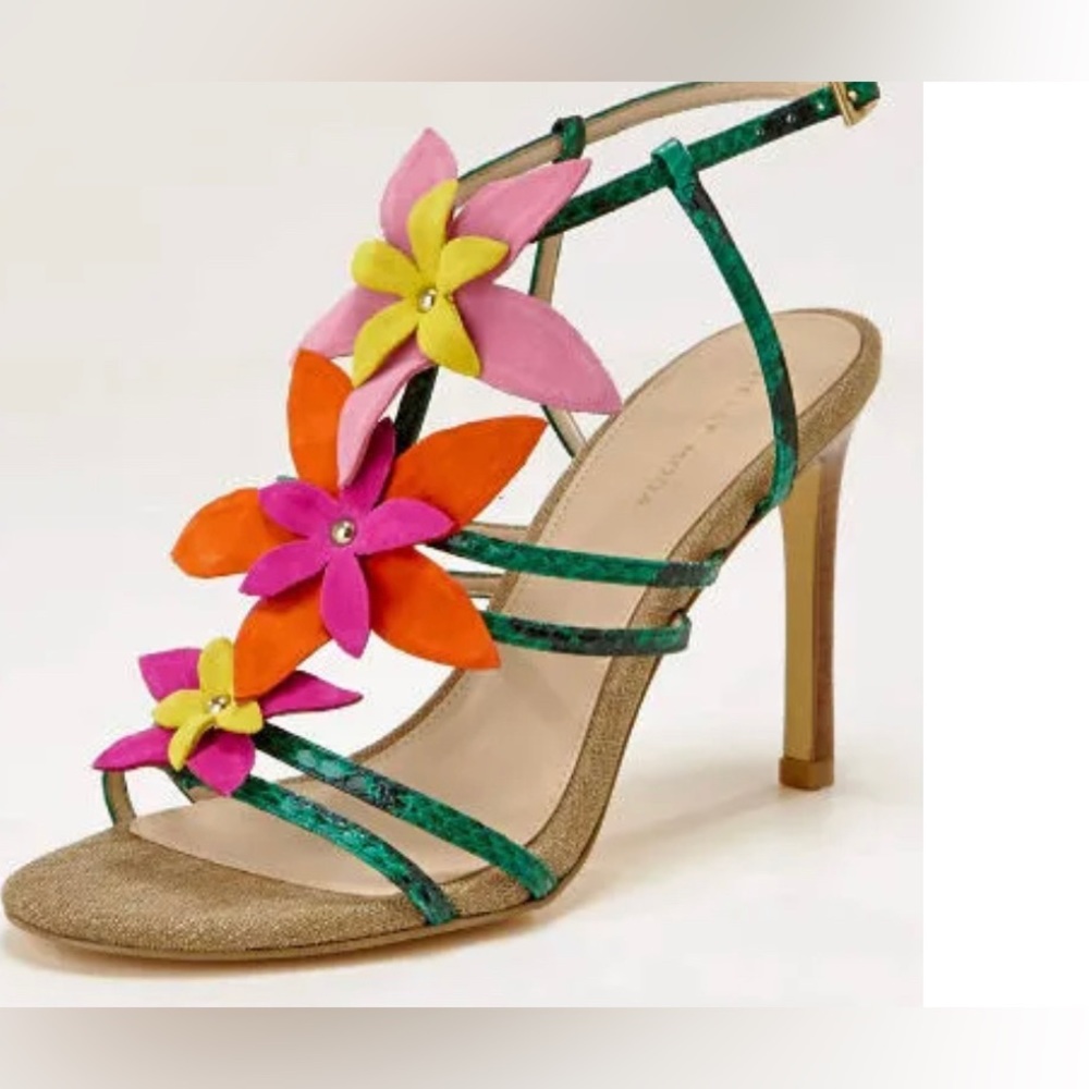 Pelle Moda Floral Strappy Sandal